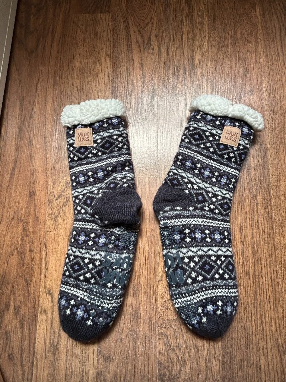 MUK LUKS Women's Cabin Slipper Socks